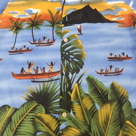VTG Kennington California Hawaiian Islander Shirt - Picture 3 of 5